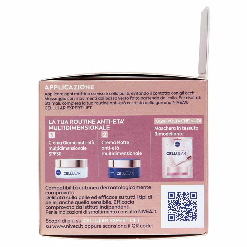 Nivea Expert Lift Cellular Crema Giorno Anti-Et&agrave; Multidimensionale SPF 30 50 ml, , large