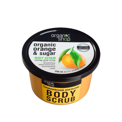 Organic Shop Scrub Esfoliante Arancia 250 ml