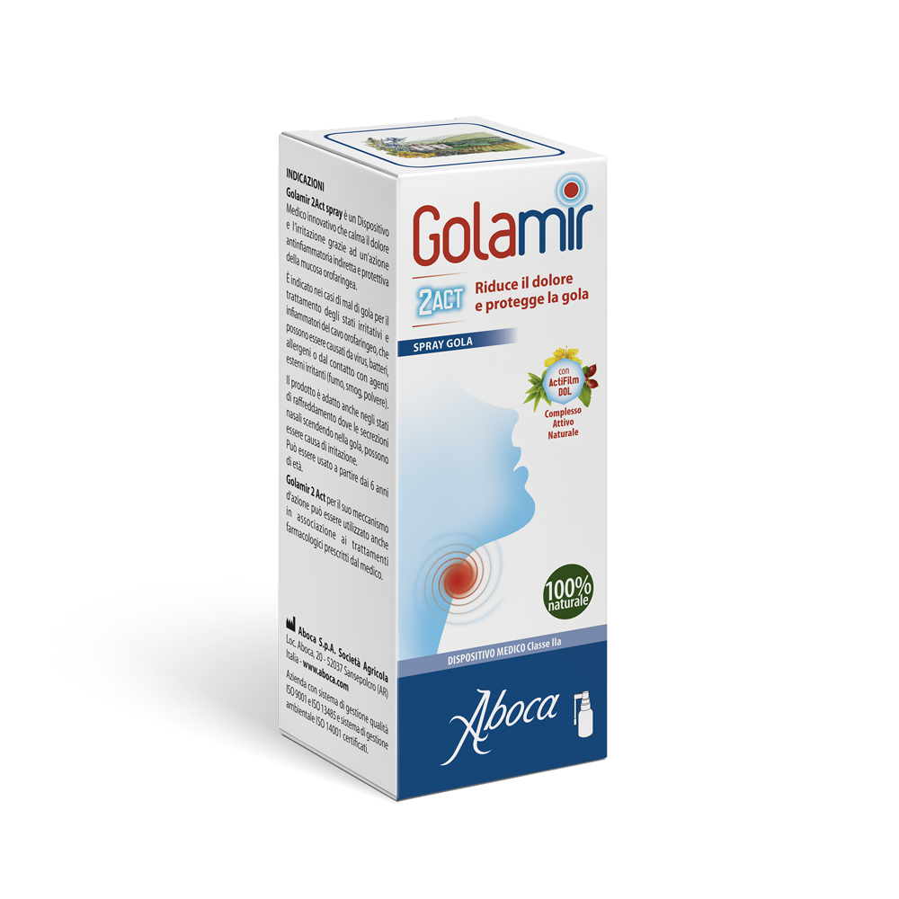Aboca Golamir 2ACT Spray 30 ml, , large