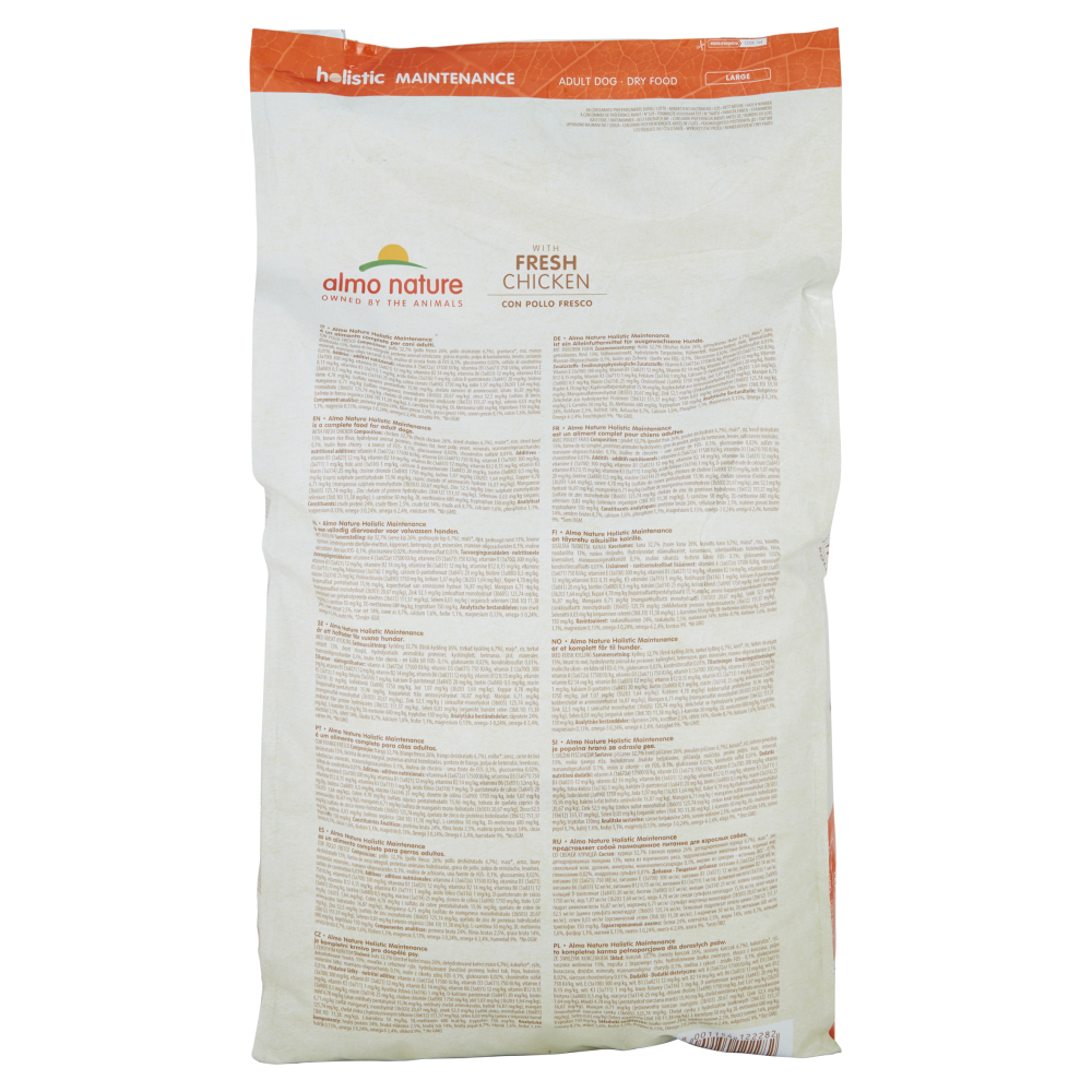 Almo Nature Holistic Maintenance Large Adult Dog con Pollo Fresco 12 kg, , large