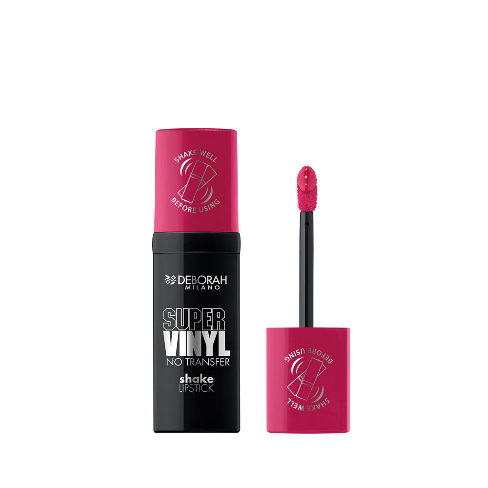 Deborah Super Vinyl Shake Lipstick Cherry Pink - -