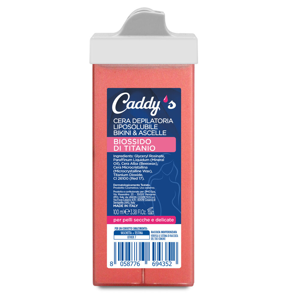 Caddy's Cera Depilatoria Bikini & Ascelle Roll-On Biossido di Titanio 100 ml, , large