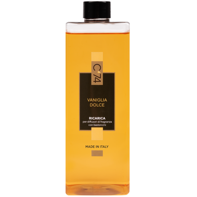 C'74 Ricarica Diffusori di Fragranza Vaniglia & Crema 500 ml