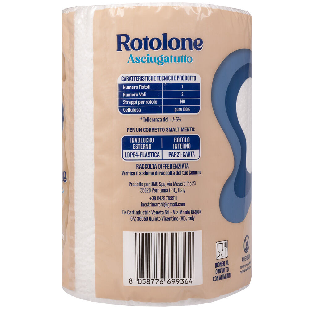 Caddy's Carta Cucina 2 Veli 140 Strappi, , large