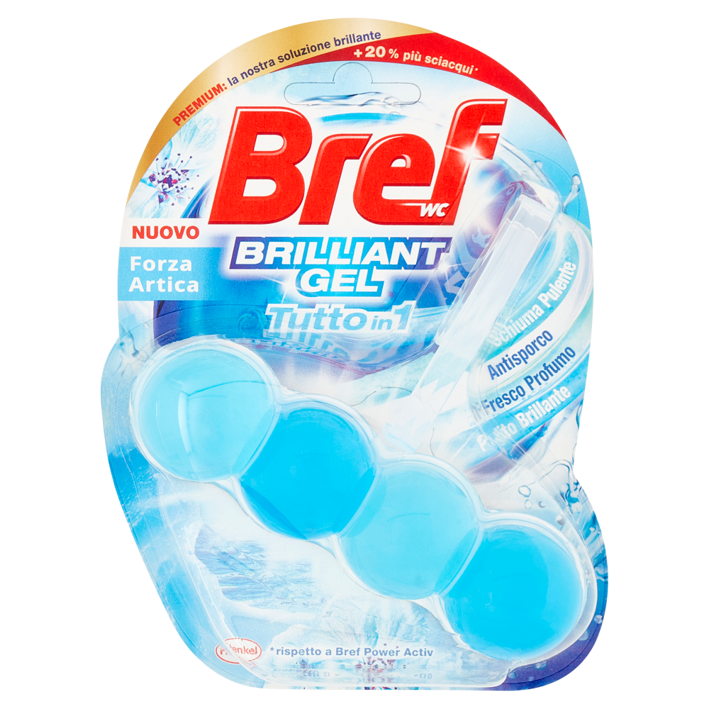 Bref Wc Brilliant Gel Tutto in 1 Forza Artica - -