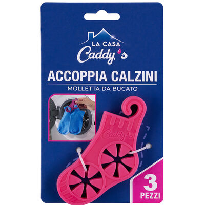 Caddy's Mollette Accoppia Calzini 3 Pezzi