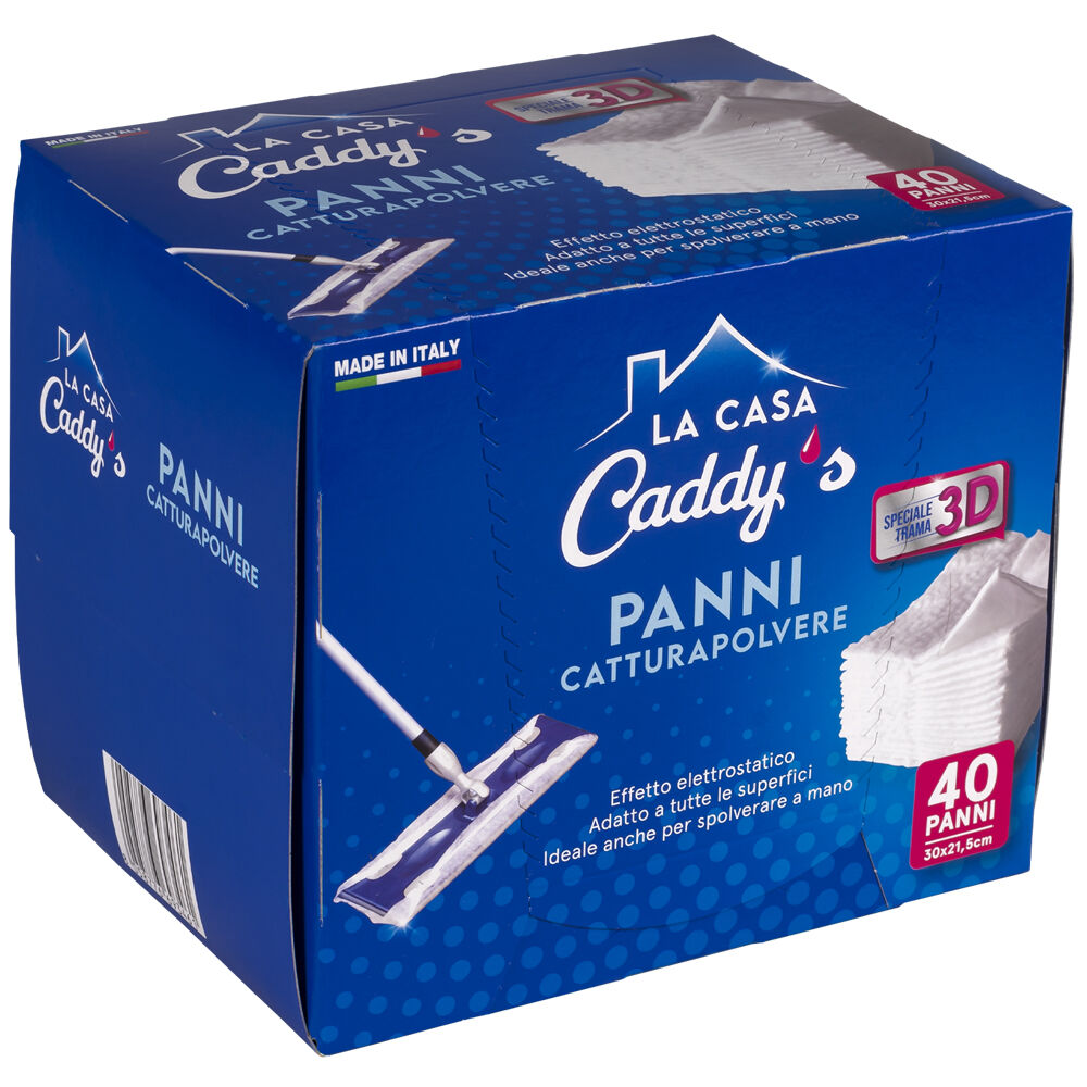 Caddy's Panni Cattura Polvere 40 Pezzi, , large