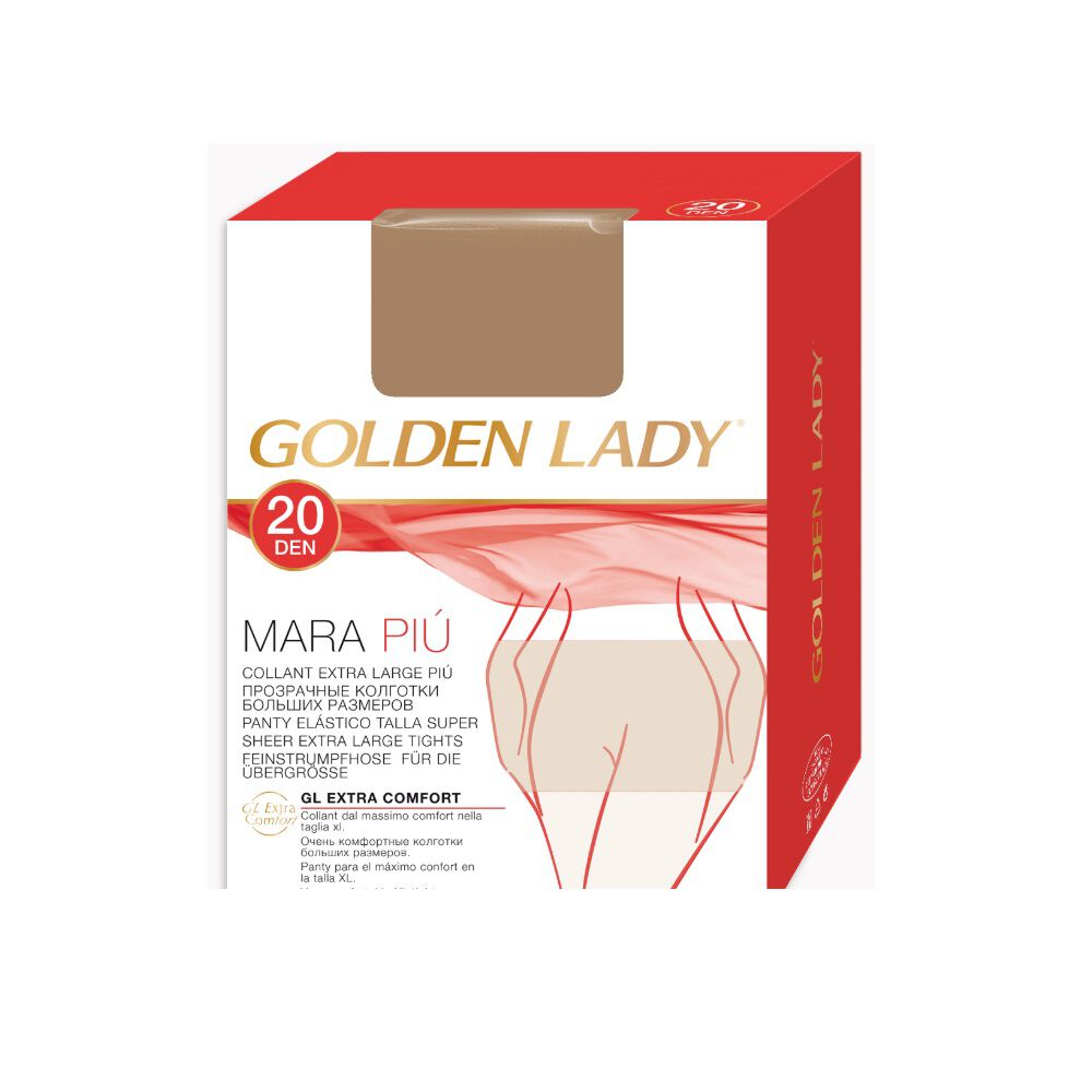 Golden Lady Collant Mara Più 20 Den Melon XXL - -