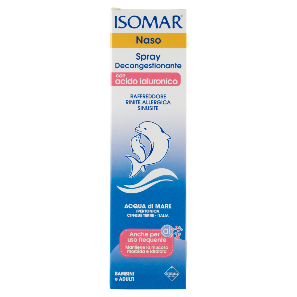 Isomar Naso Spray Decongestionante con Acido Ialuronico 100 ml, , large