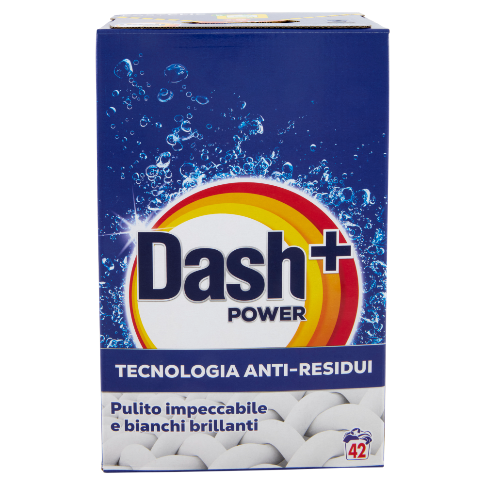 Dash Power Detersivo Lavatrice Polvere Tecnologia Anti-Residui 42 Lavaggi - -