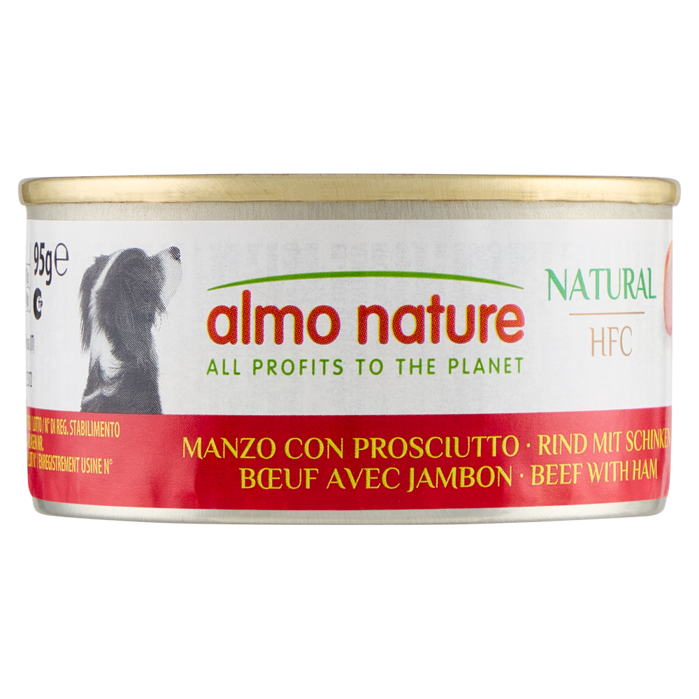 Almo Nature HFC Natural Dog Manzo con Prosciutto 95 g, , large