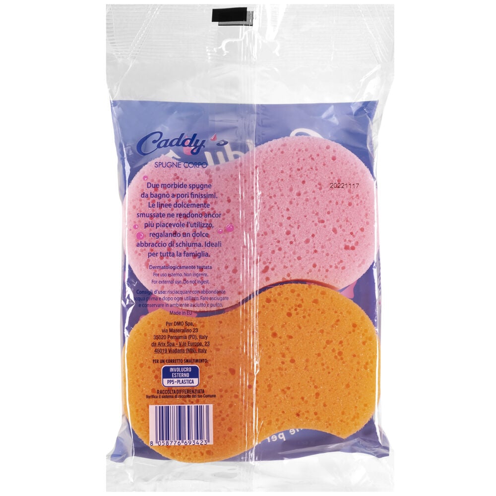 Caddy's Spugna Corpo Classic Double Pack X2, , large