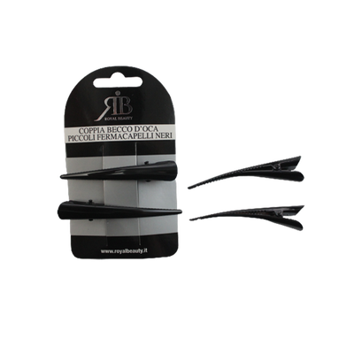 Royal Beauty Becco Capelli Piccolo Nero 2 pz