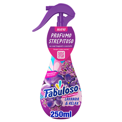 Fabuloso Spray Profumatore per Tessuti Lavanda e Relax 250 ml