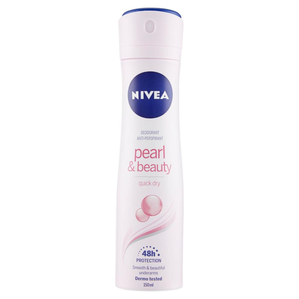 Nivea Pearl & Beauty Spray deodorante 150 ml, , large