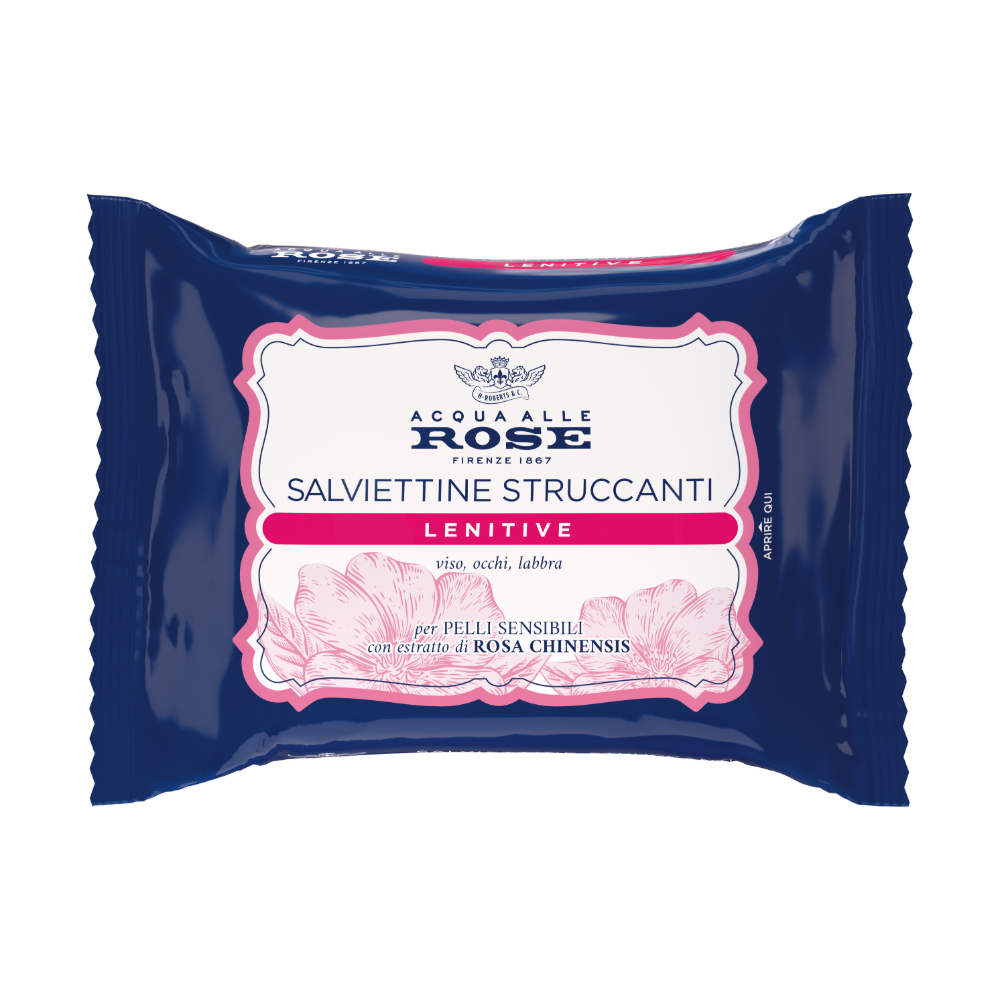 Acqua alle Rose Salviettine Struccanti Lenitive 20 Pezzi, , large