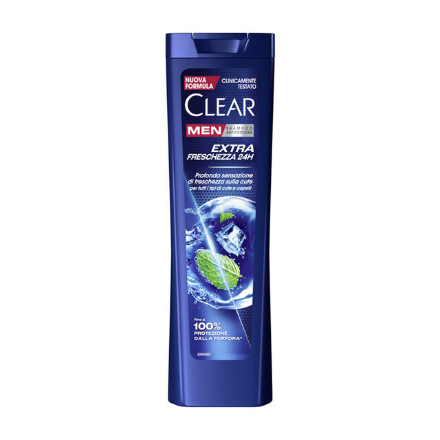 Clear Men Shampoo Antiforfora Extra Freschezza 225 ml - - - Immagine 1