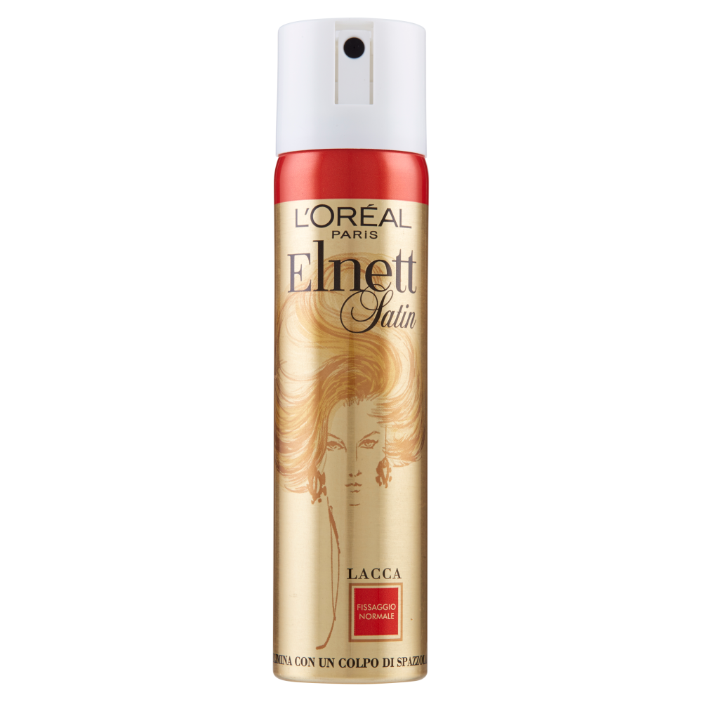 L'oreal Paris L'oreal Paris Elnett Satin Lacca Mini Tenuta Normale 75 Ml - Immagine 3