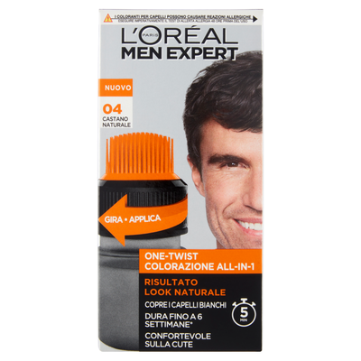L'Oréal Men Expert One-Twist All-in-One Castano Naturale N.4