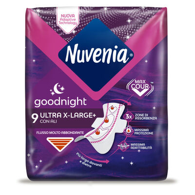 Nuvenia Ultra Notte Extra Large con Ali 9 Assorbenti