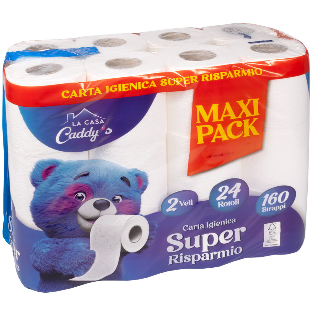 Caddy's Carta Igienica 24 Rotoli , , large
