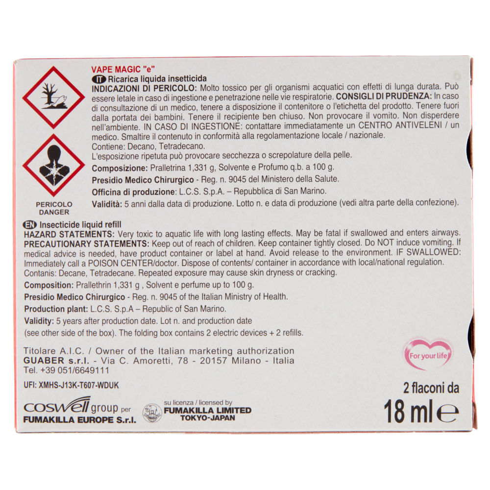 Vape 2 Elettroemanatori Liquido Classic + 2 Ricariche da 18 ml, , large
