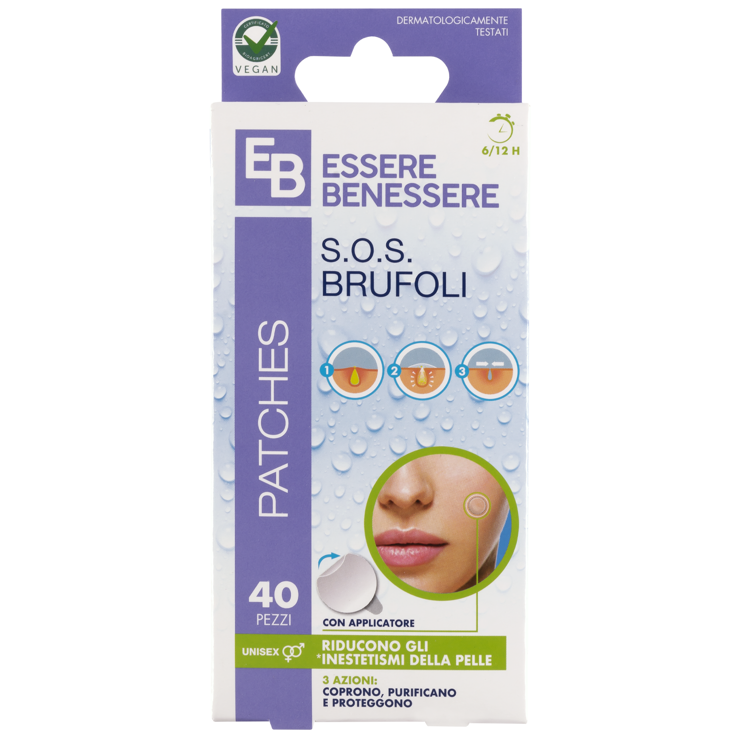 Essere Benessere Patches Sos Brufoli 40pz - -