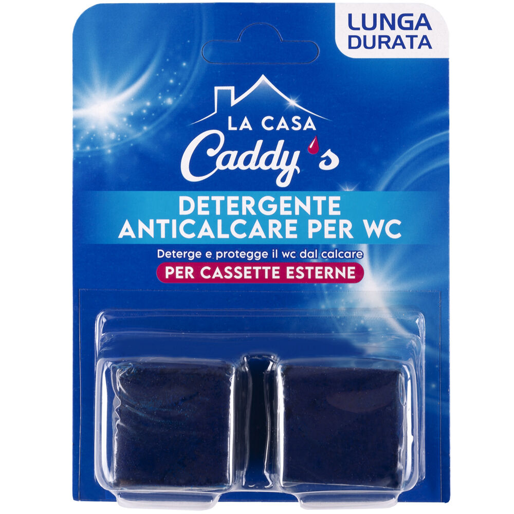 Caddy's Detergente Anticalcare per WC 2x50g, , large