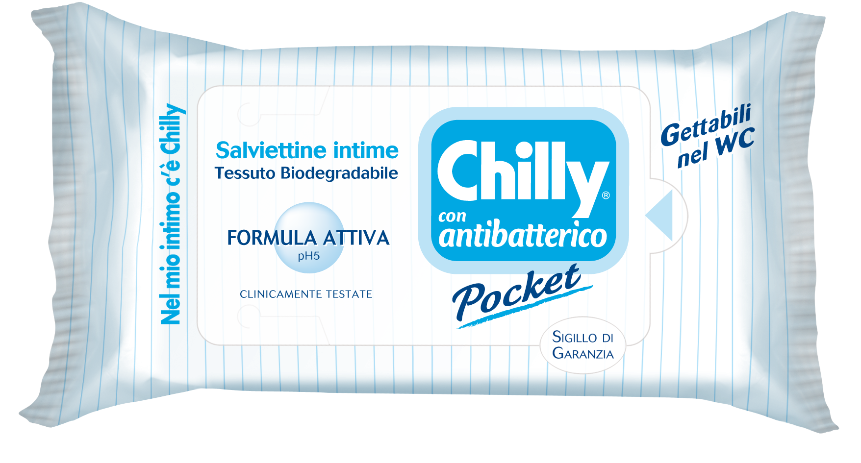 Chilly Salviette Intime Antibatteriche 12 Pezzi - -