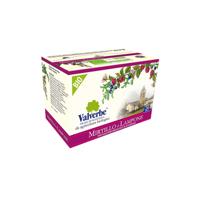 Valverbe Tisana Mirtillo e Lampone 20 Filtri