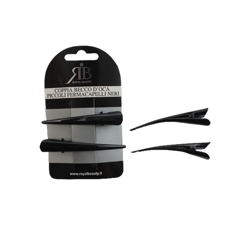 Royal Beauty Becco Capelli Piccolo Nero 2 pz, , large
