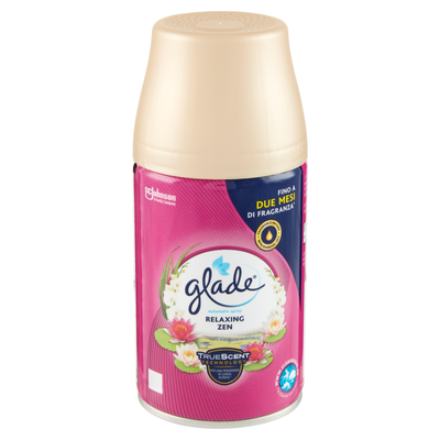Glade Automatic Spray Ricarica, Profumatore per Ambienti, Fragranza Relaxing Zen