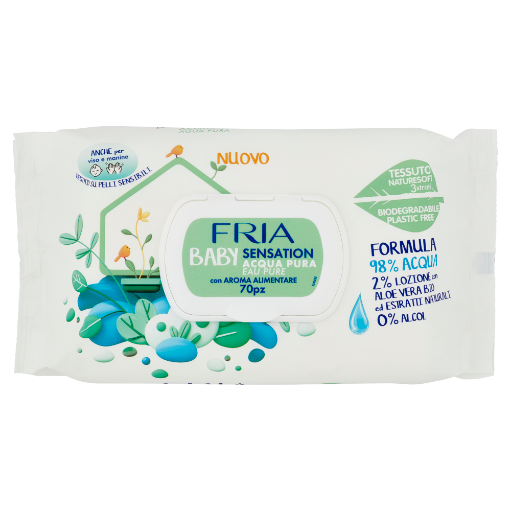 Fria Baby Sensation Acqua Pura 70 Pezzi - -