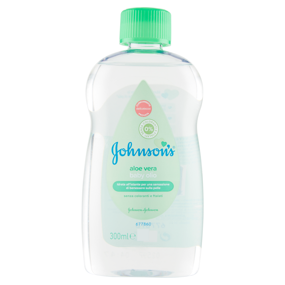 Johnson's Baby Aloe Vera Olio 300 ml - -