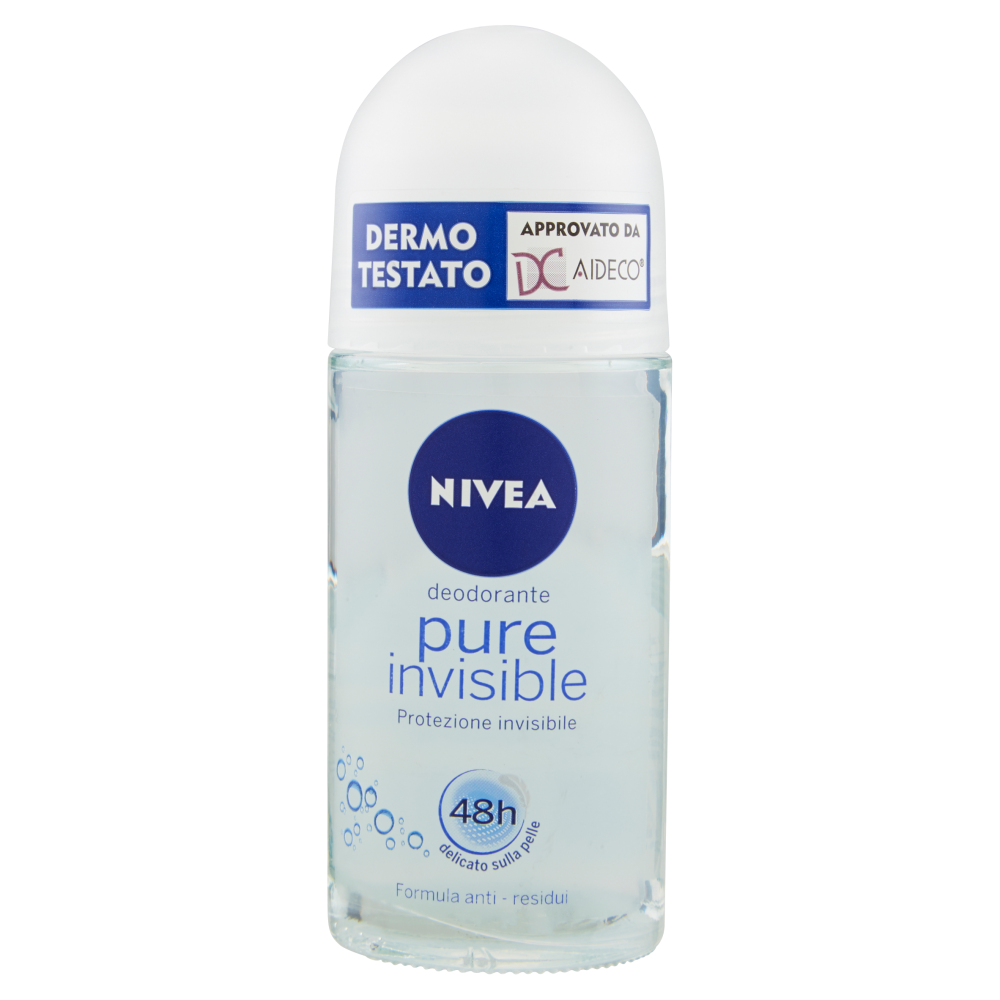Nivea Deo Aid Pure Invisible Roll On 50 Ml - Immagine 2