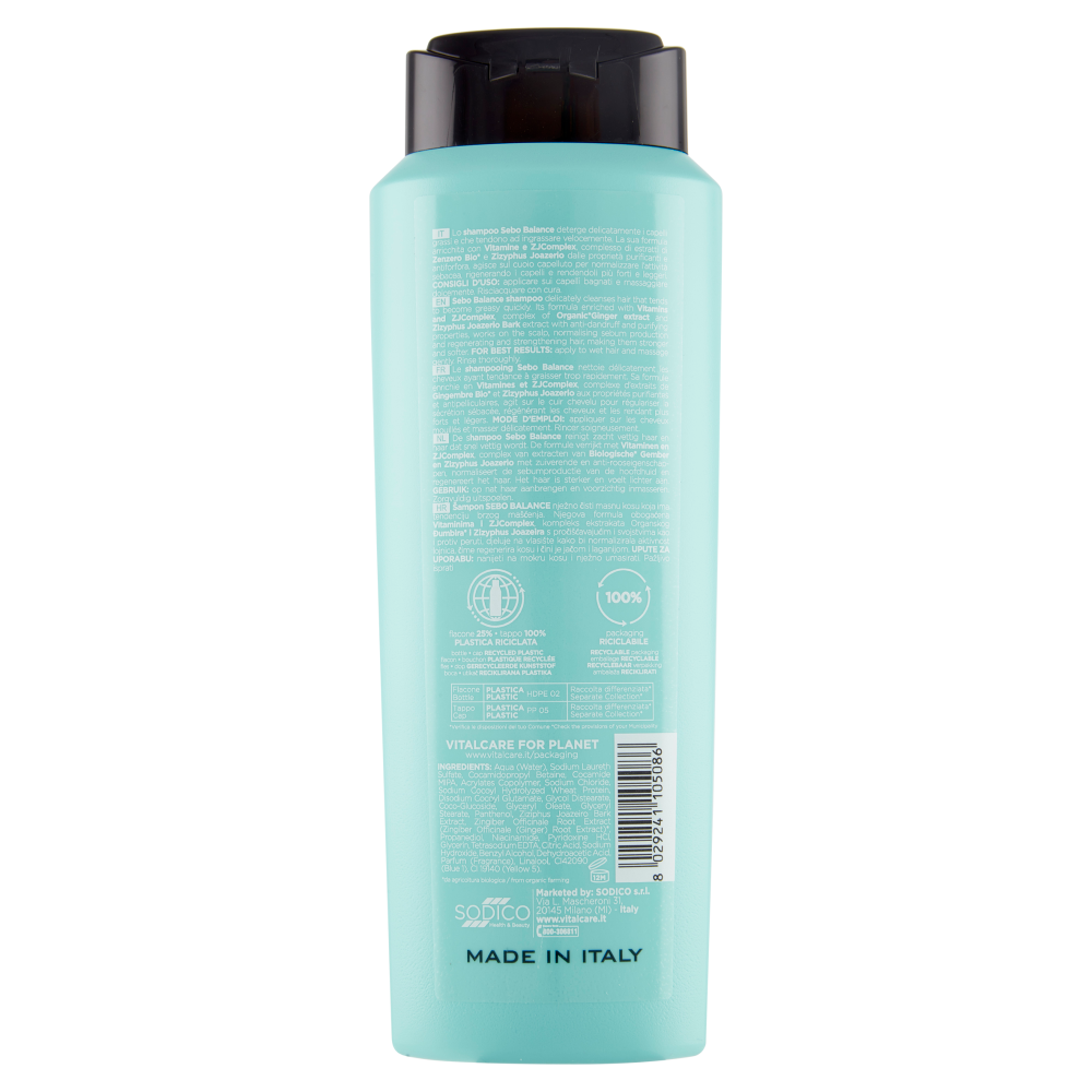Vitalcare Professional Shampoo Riequilibrante 500 ml, , large
