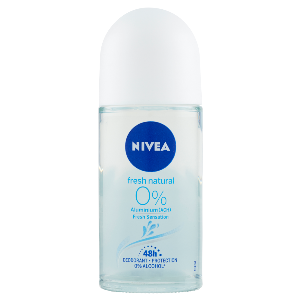 Nivea Fresh Natural Deodorante Roll-On 50 ml, , large