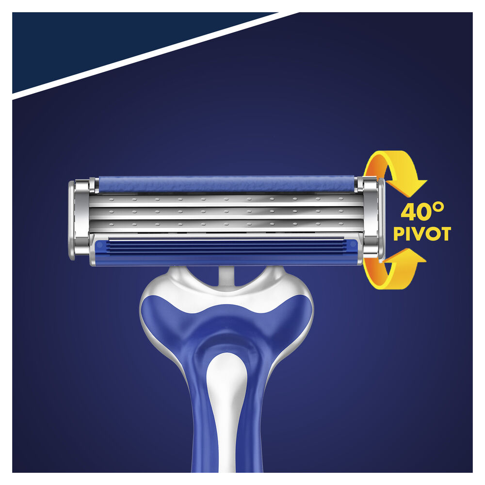 Gillette Sensor 3 Comfort Rasoio da Uomo Usa e Getta 3 Rasoi + 2 Gratis, , large