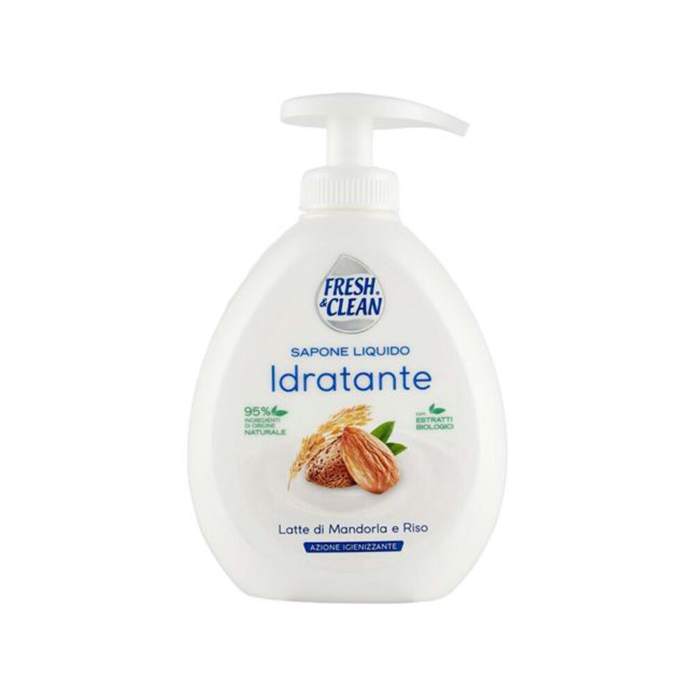 Fresh & Clean Sapone Liquido Igienizzante con Crema Mani e Glicerina 300 ml Assortiti, , large