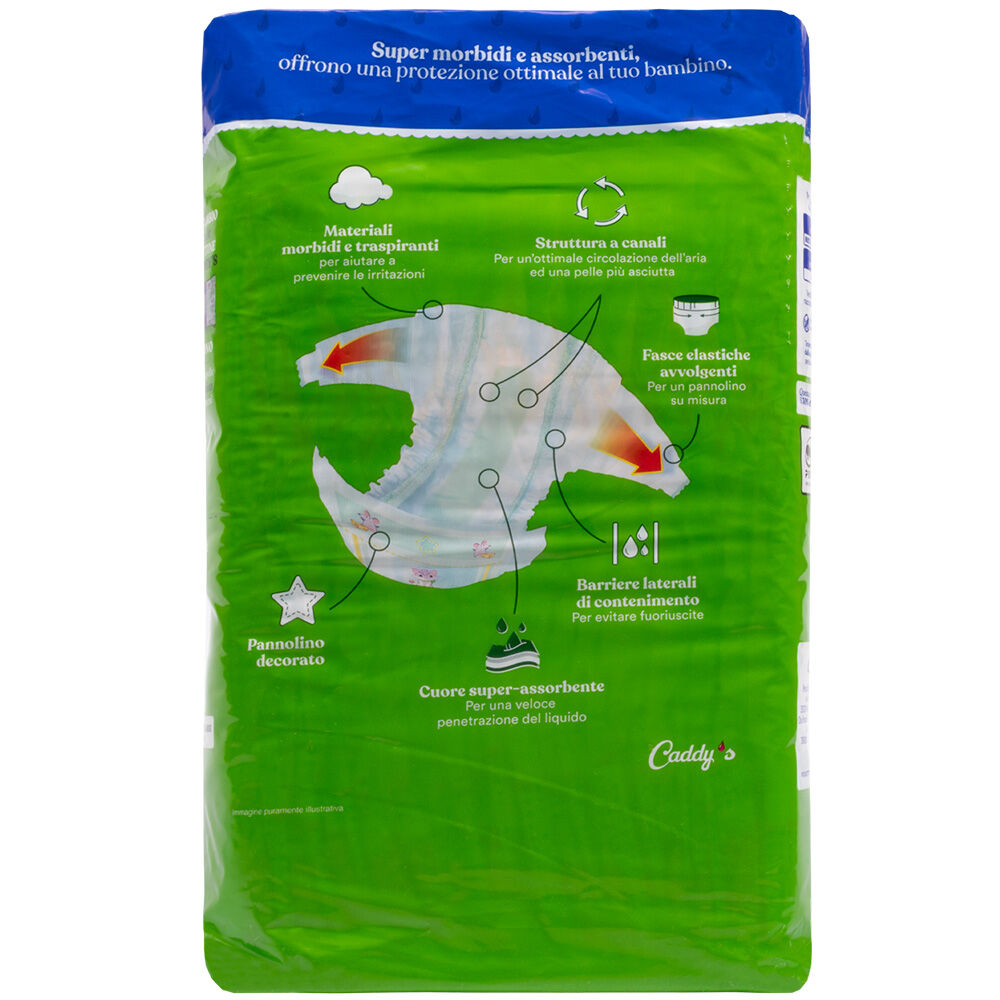 Caddy's Pannolini Extra Large (15-30 Kg) 15 Pezzi, , large