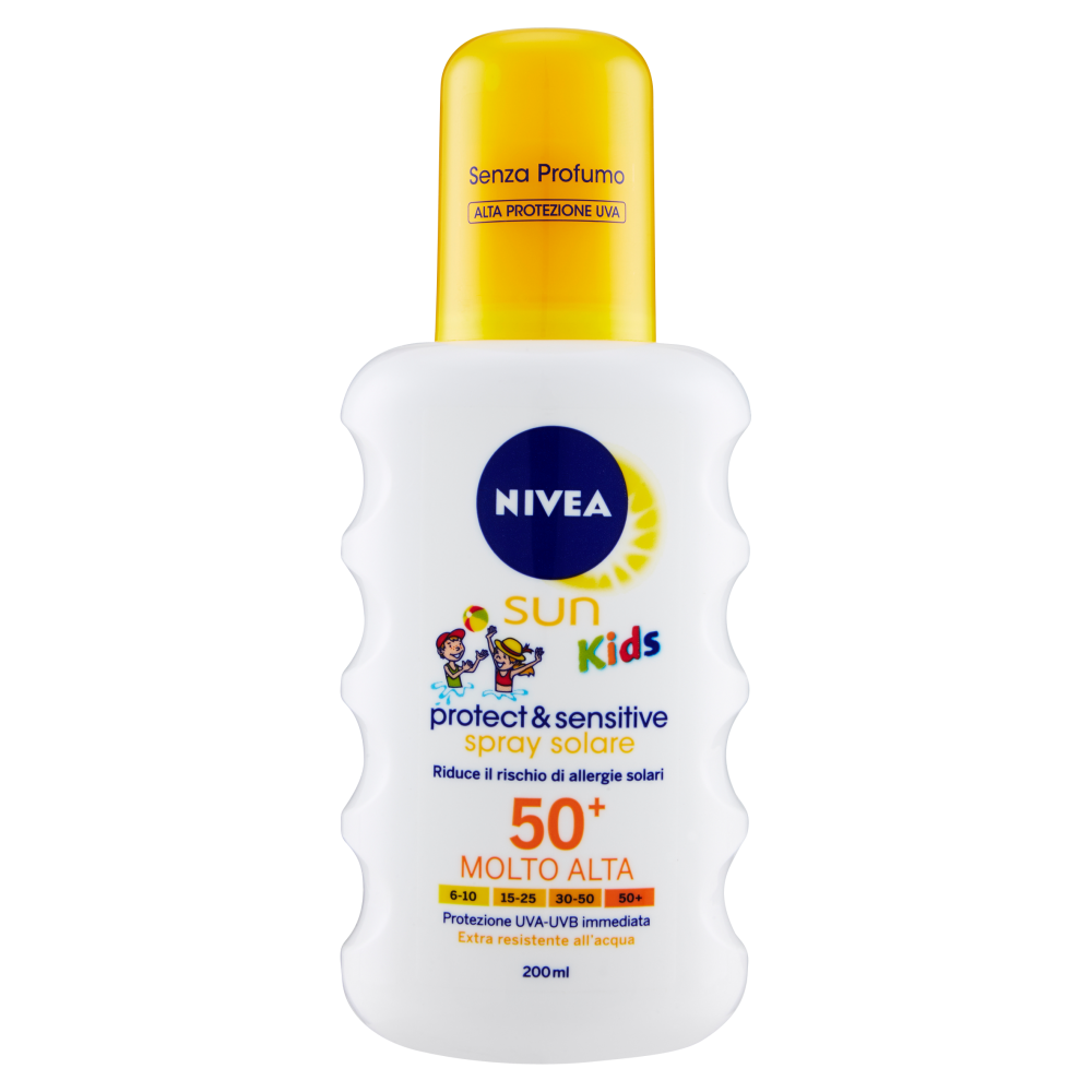 Nivea Sun Kids Spray Pure & Sensitive Spf 50+ 200 ml, , large