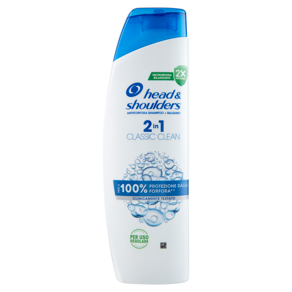 Head & Shoulders 2In1 Shampoo + Balsamo Antiforfora Classic Clean 250 Ml - Immagine 4