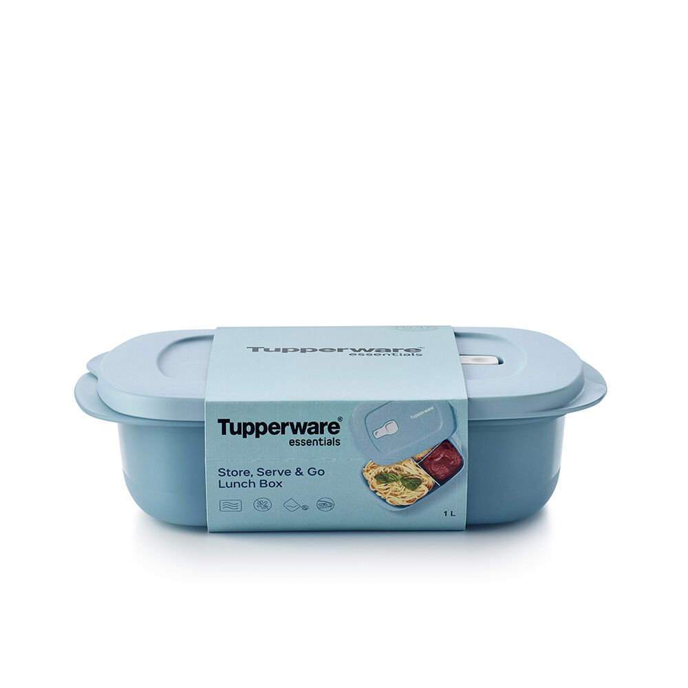 Tupperware Store, Serve & Go Lunch Box 1 Litro, , large