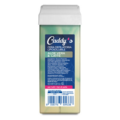 Caddy's Cera Depilatoria Roll-On Aloe Vera & Latte 100 ml