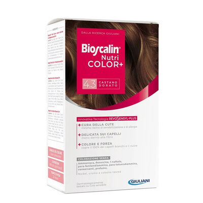 Bioscalin Nutri Color Colorazione Permanente Castano Dorato N.4.3
