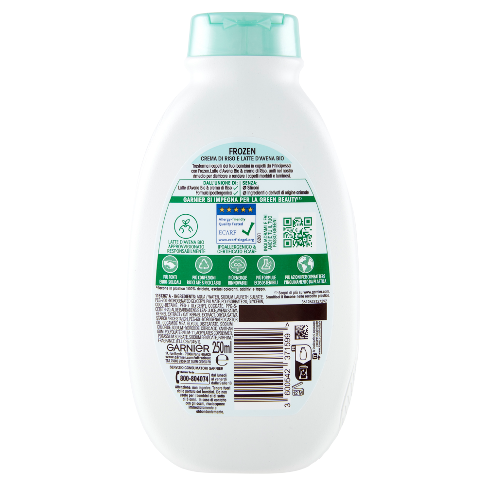 Ultra Dolce Delicatezza d'Avena Kids Shampoo & Balsamo 250 ml, , large