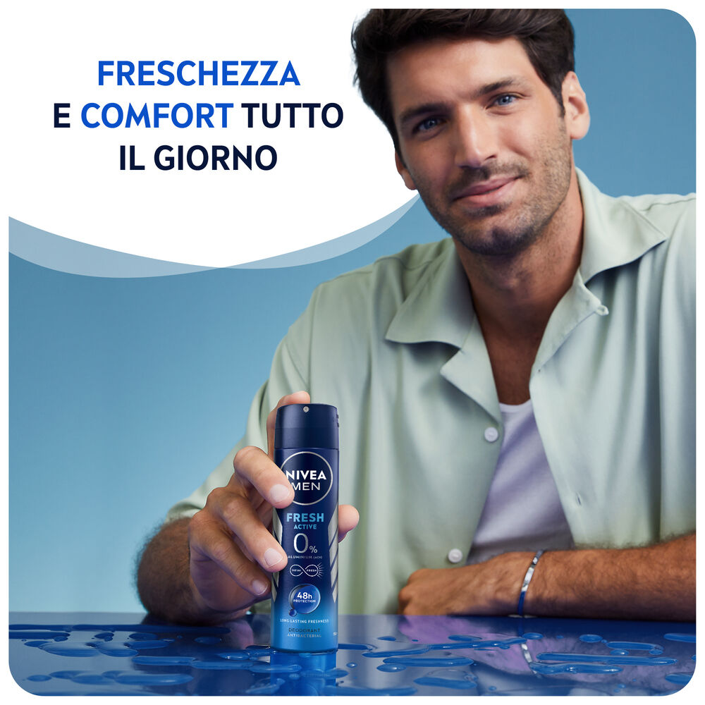 Nivea Men Fresh Active Deodorant 150 ml, , large