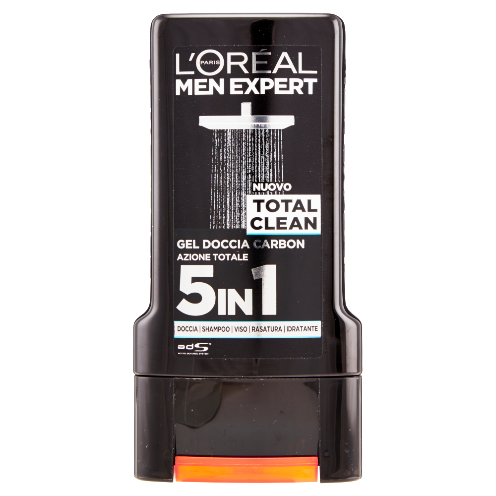 L'Oréal Men Expert Doccia Total Clean 300 ml, , large