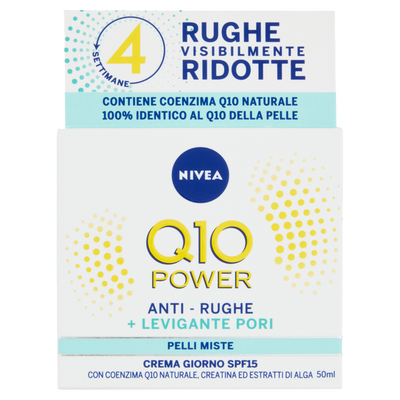 Nivea Q10 Anti-Rughe Minimizzante Pori Crema Giorno SPF 15 50 ml
