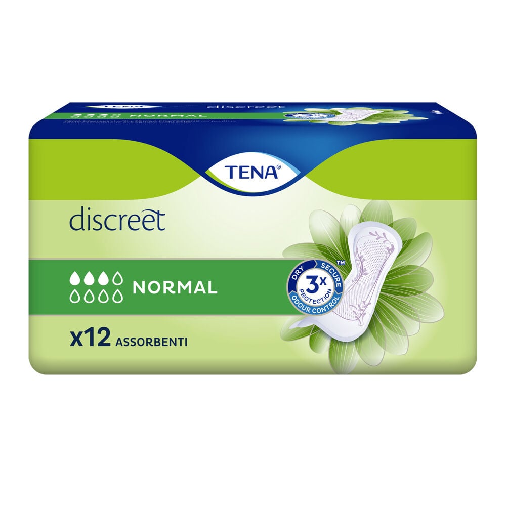 Tena Discreet Normal 12 - assorbenti - -